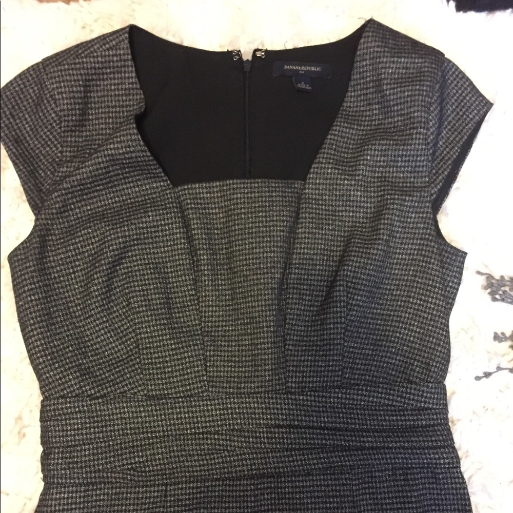Banana Republic Wool Pattern Dress